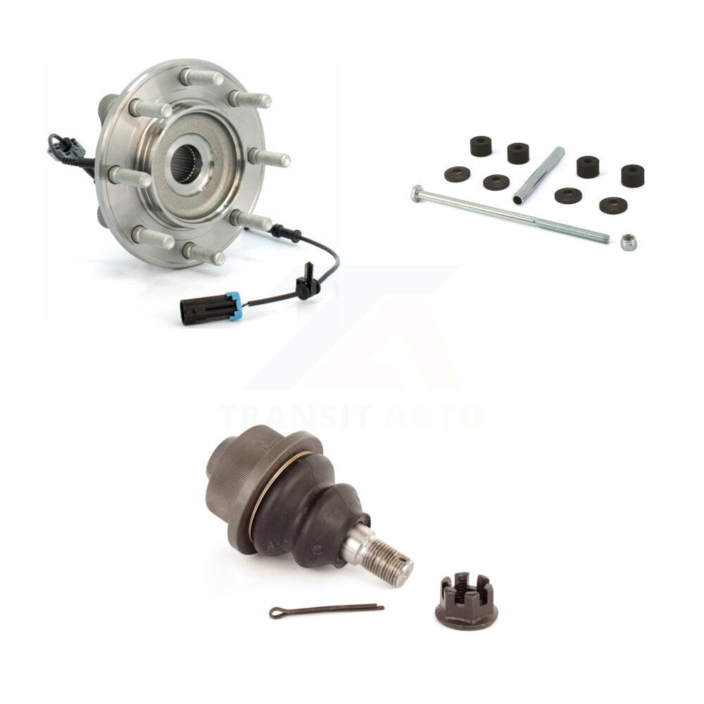 Kit de joint à rotule inférieur et de liaison de roulement de moyeu avant pour GMC Sierra 3500 HD Chevrole