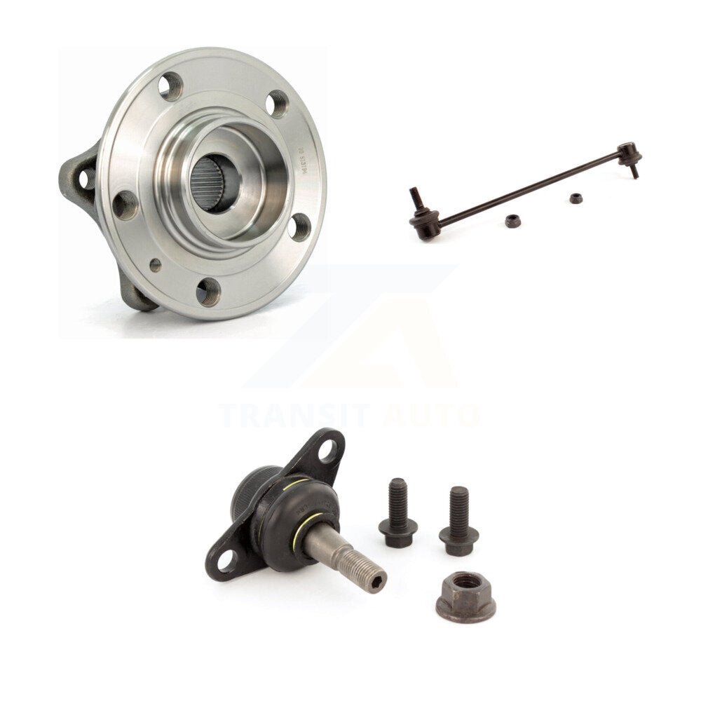 Kit de liaison de roulement de moyeu avant, rotule inférieure et barre stabilisatrice, pour Volvo S60