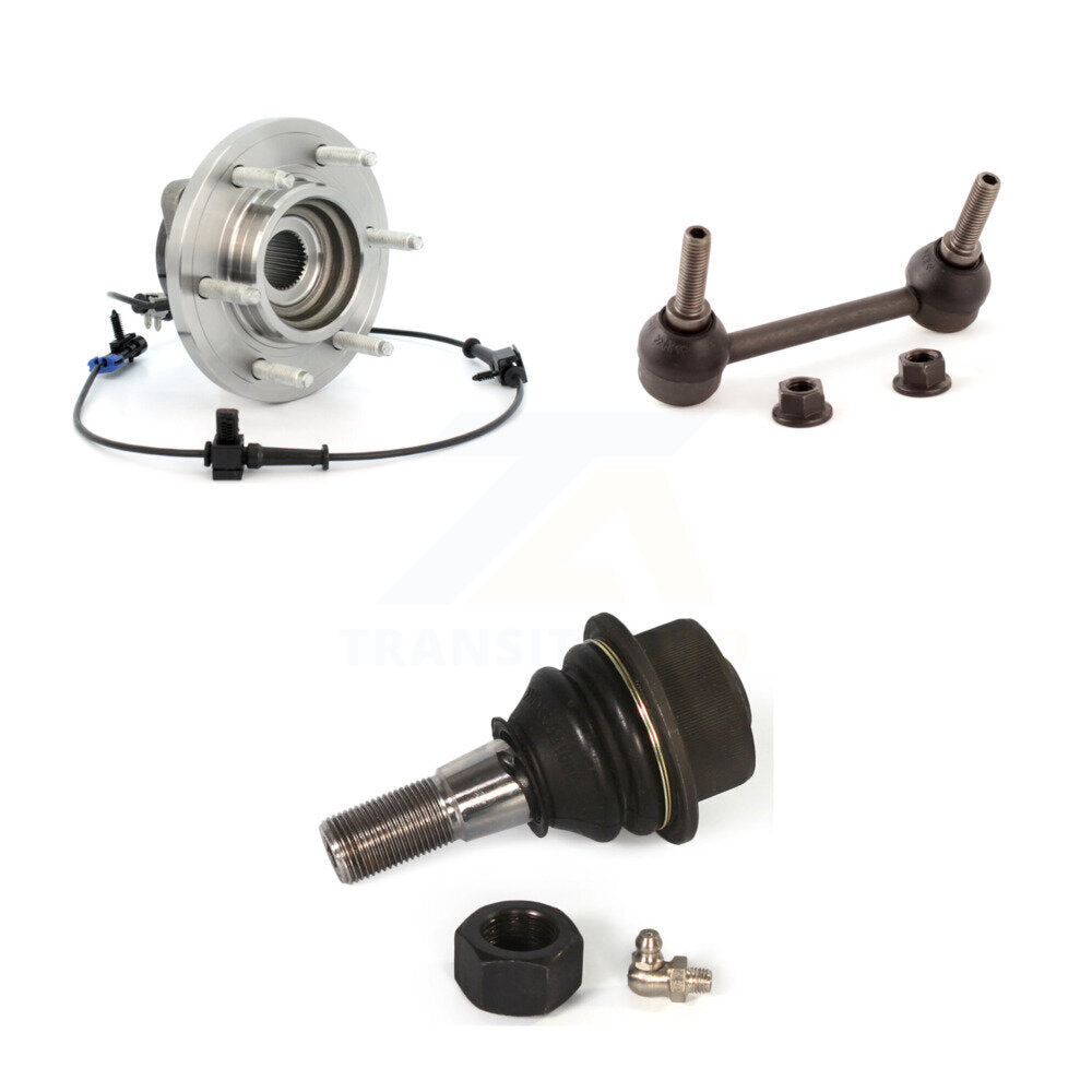 Kit de joints à rotule inférieurs et de barres stabilisatrices, roulement de moyeu avant, pour Hummer H 2006 – 2008