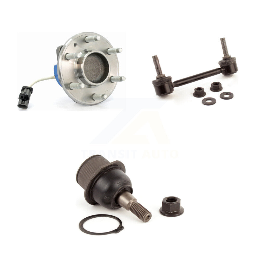 Kit de liaison de barre stabilisatrice de rotule inférieure de roulement avant pour Cadillac SRX RWD 2004 – 2009