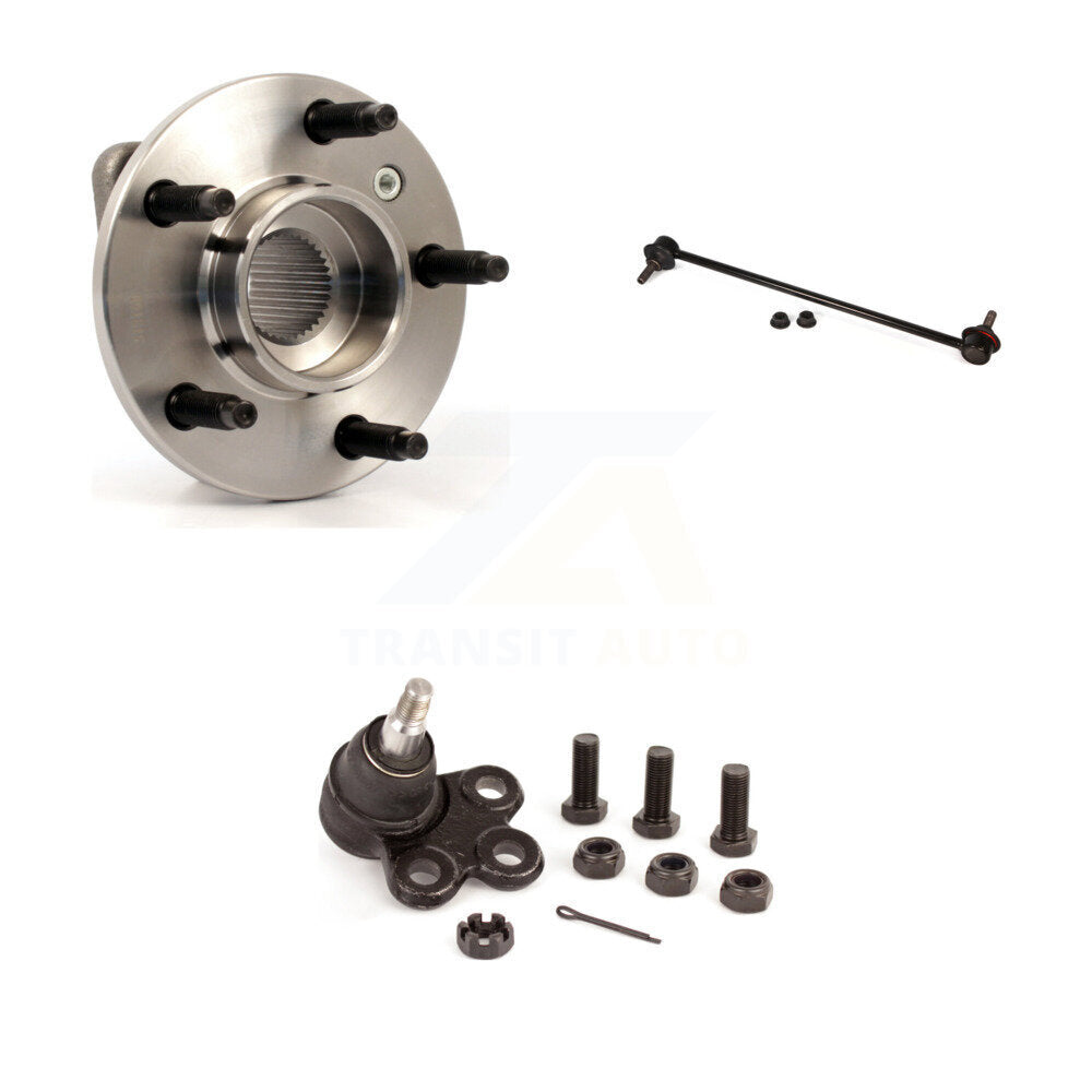 Kit de liaison de barre stabilisatrice de rotule inférieure de roulement avant pour Pontiac Montana Grand Prix
