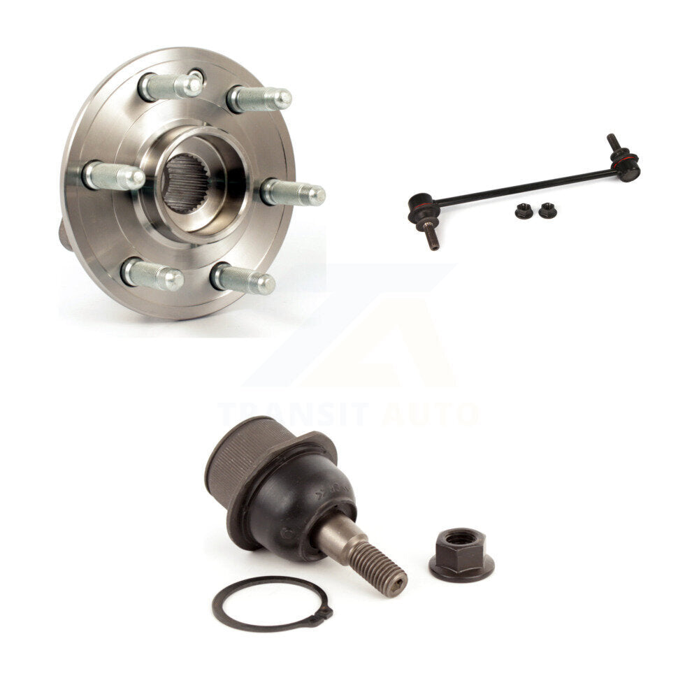 Ensemble de roulement avant, Joint à rotule inférieur, Kit de liaison de barre stabilisatrice pour Cadillac SRX 2010