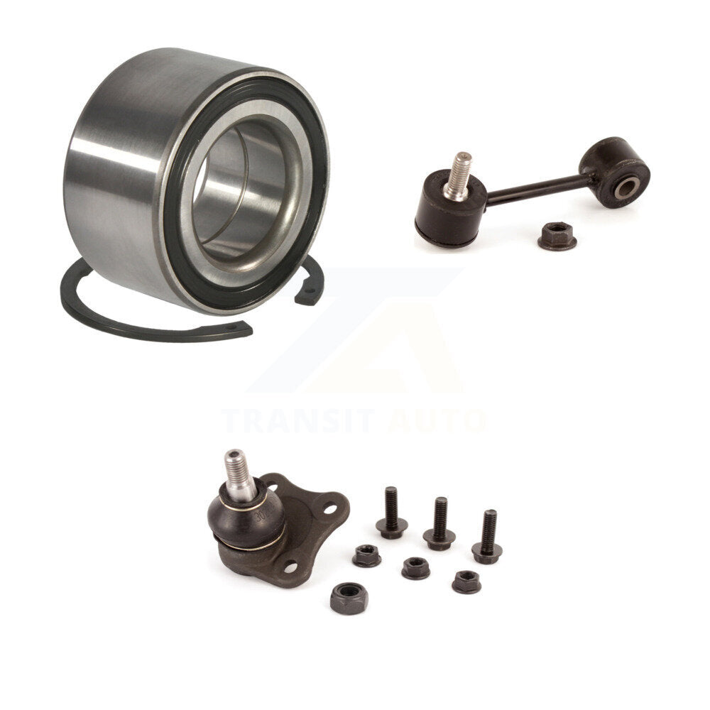 Kit de rotule inférieure et de liaison, roulement avant droit, pour Volkswagen Jetta Golf Beetl