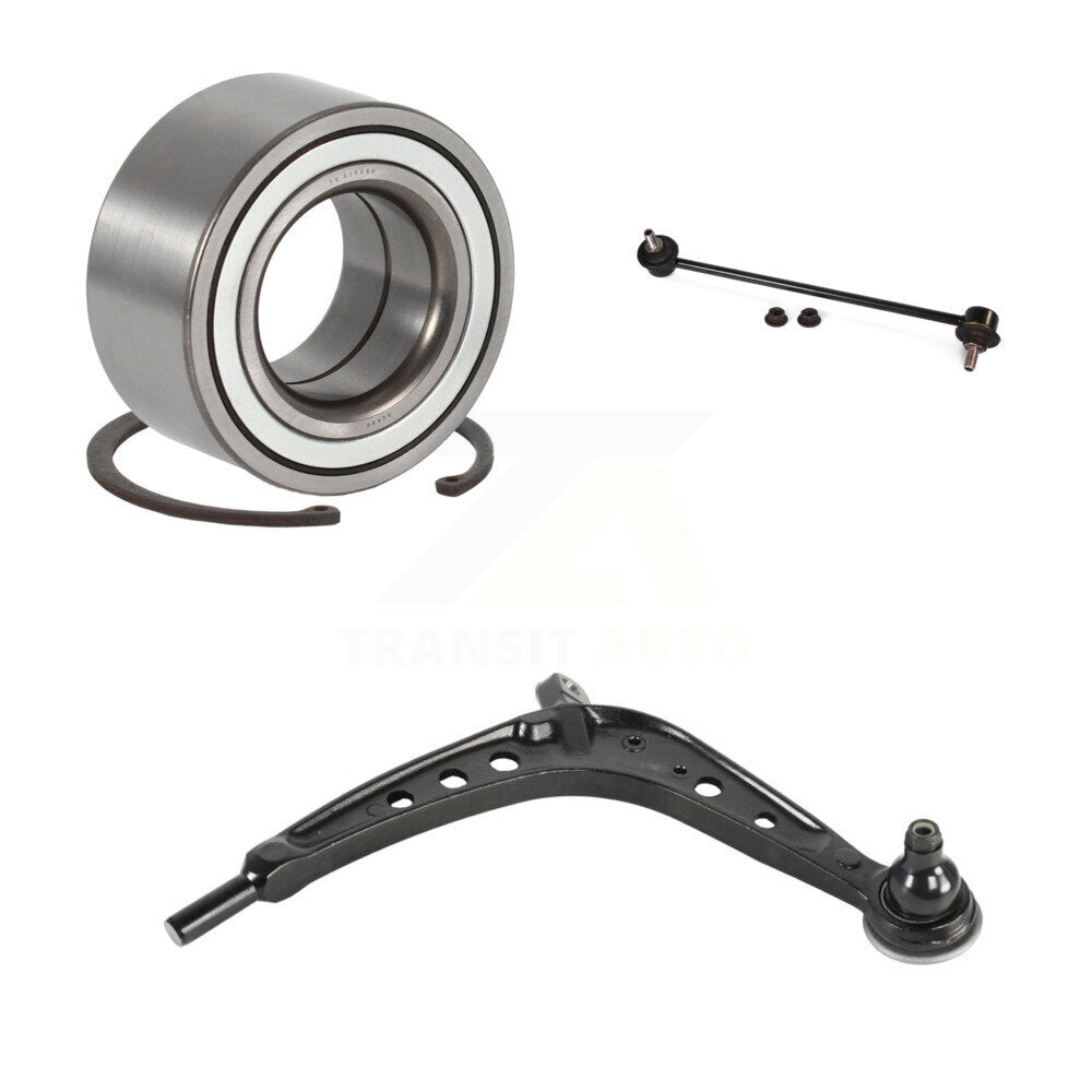 Kit de bras de commande inférieur et de liaison, roulement avant droit, pour BMW 325xi 330x 2001 – 2005