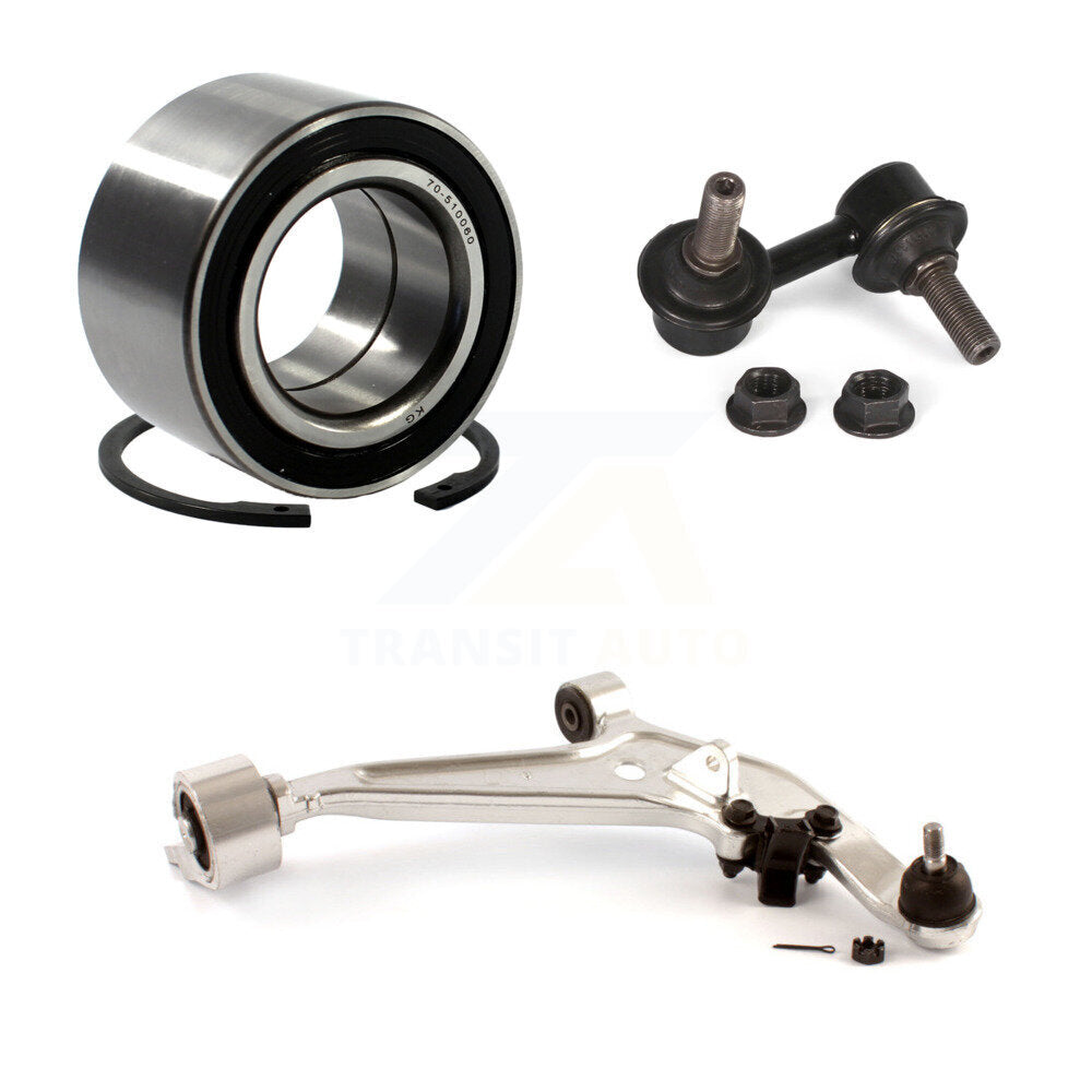Kit de bras de commande inférieur et de liaison, roulement avant droit, pour Nissan x-trail 2005 – 2006