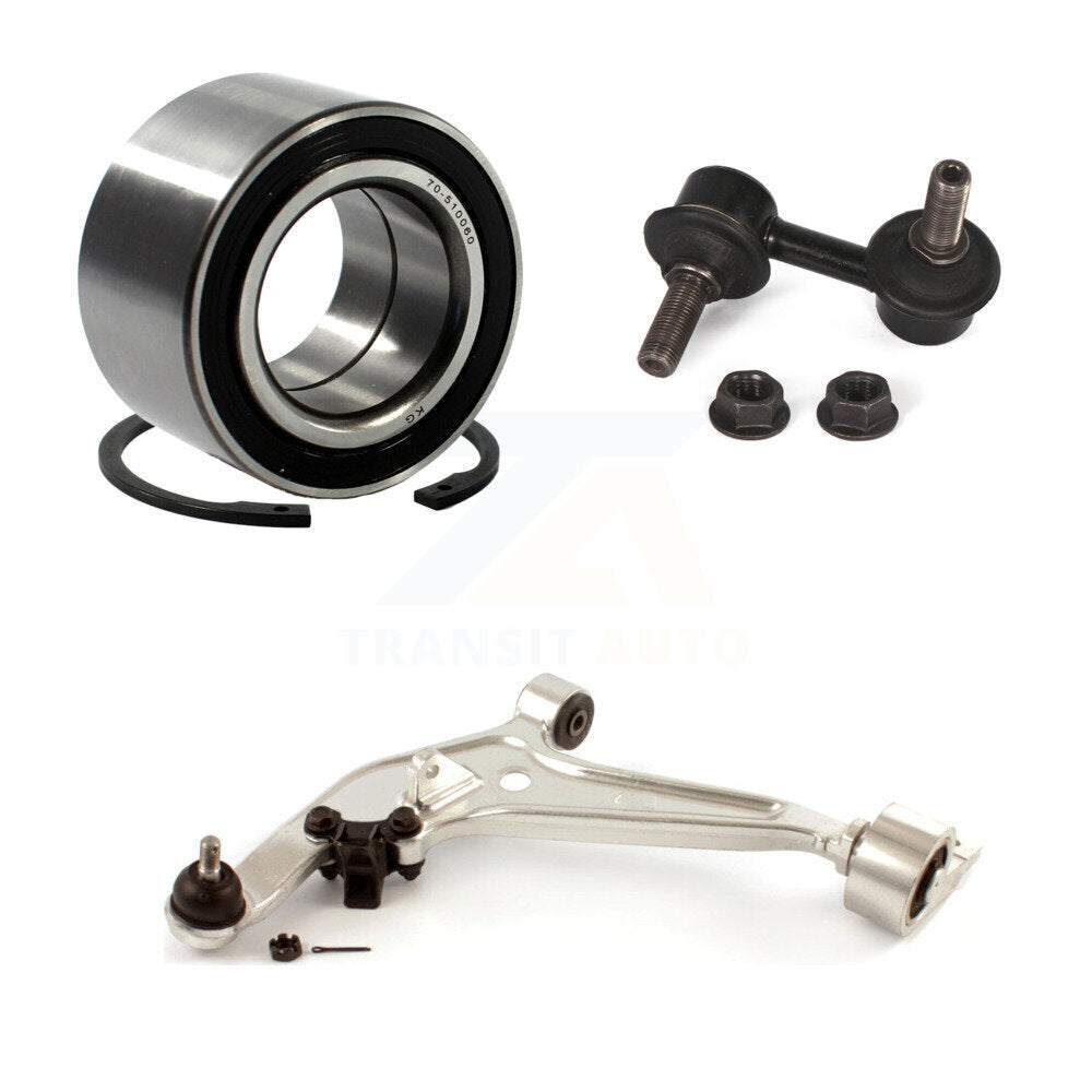 Kit de liaison de bras de commande inférieur, roulement de roue avant gauche, pour Nissan x-trai 2005 – 2006