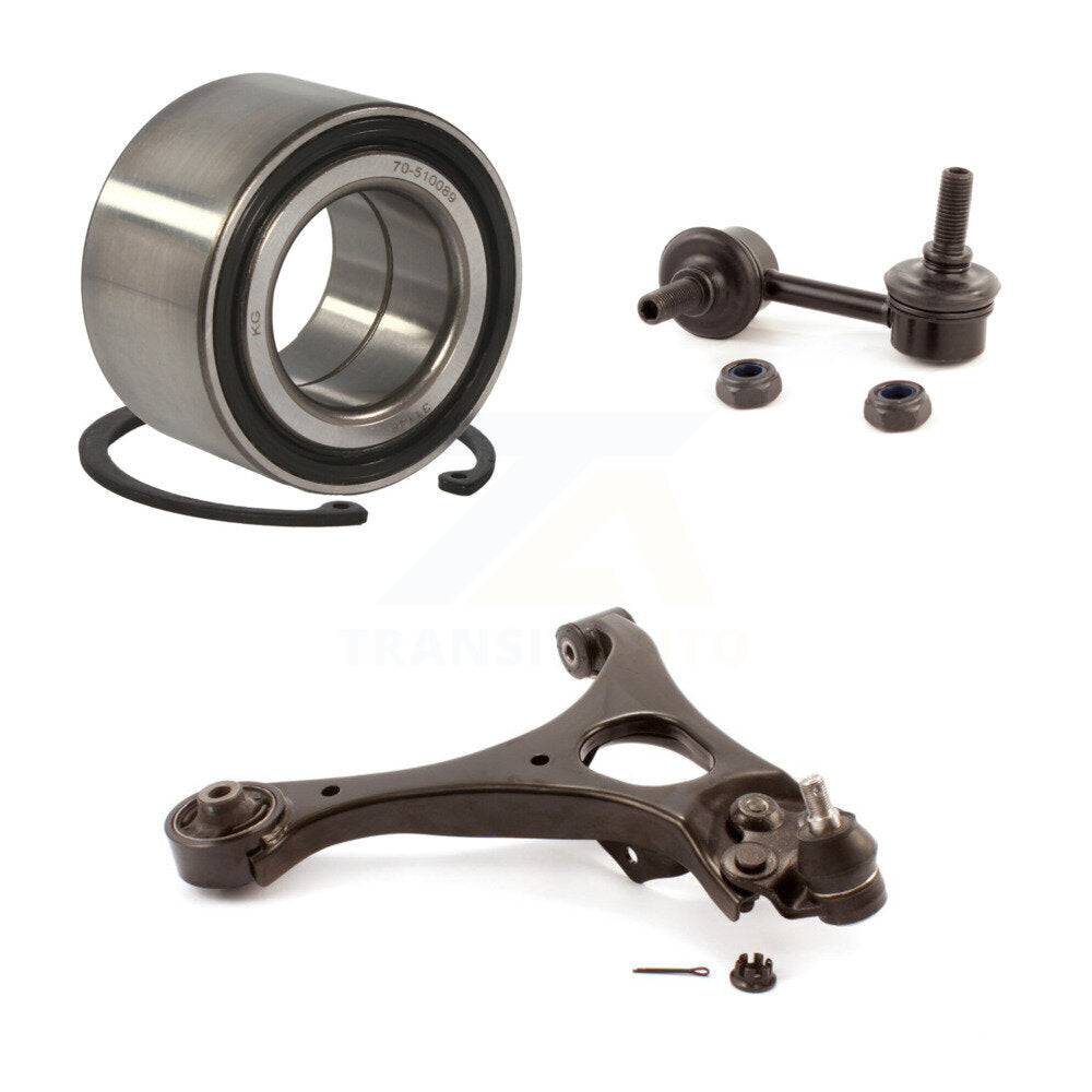 Kit de bras de commande et de liaison inférieur, roulement avant gauche, pour Honda Civic 1,3 l 1,8 l 06-11