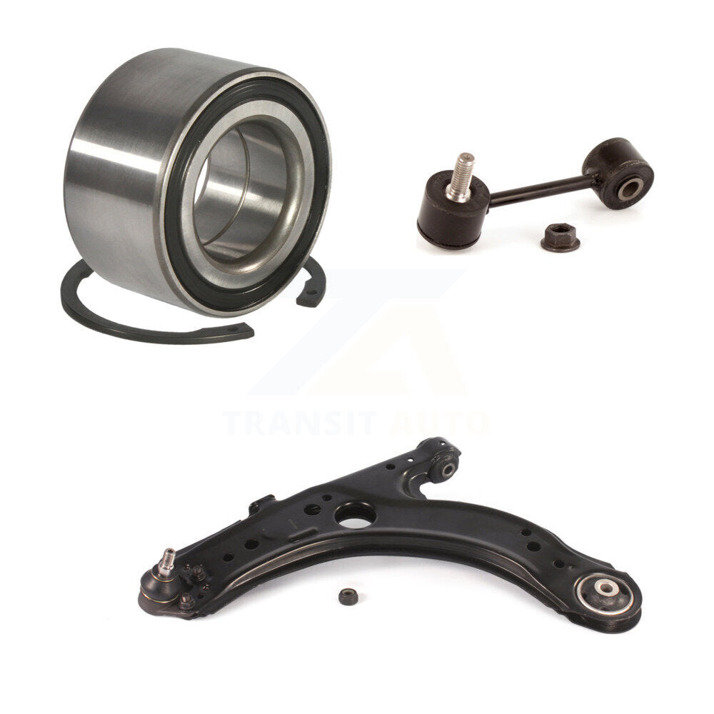 Kit de bras de commande et de liaison inférieur, roulement avant gauche, pour Volkswagen Jetta Golf Beetl