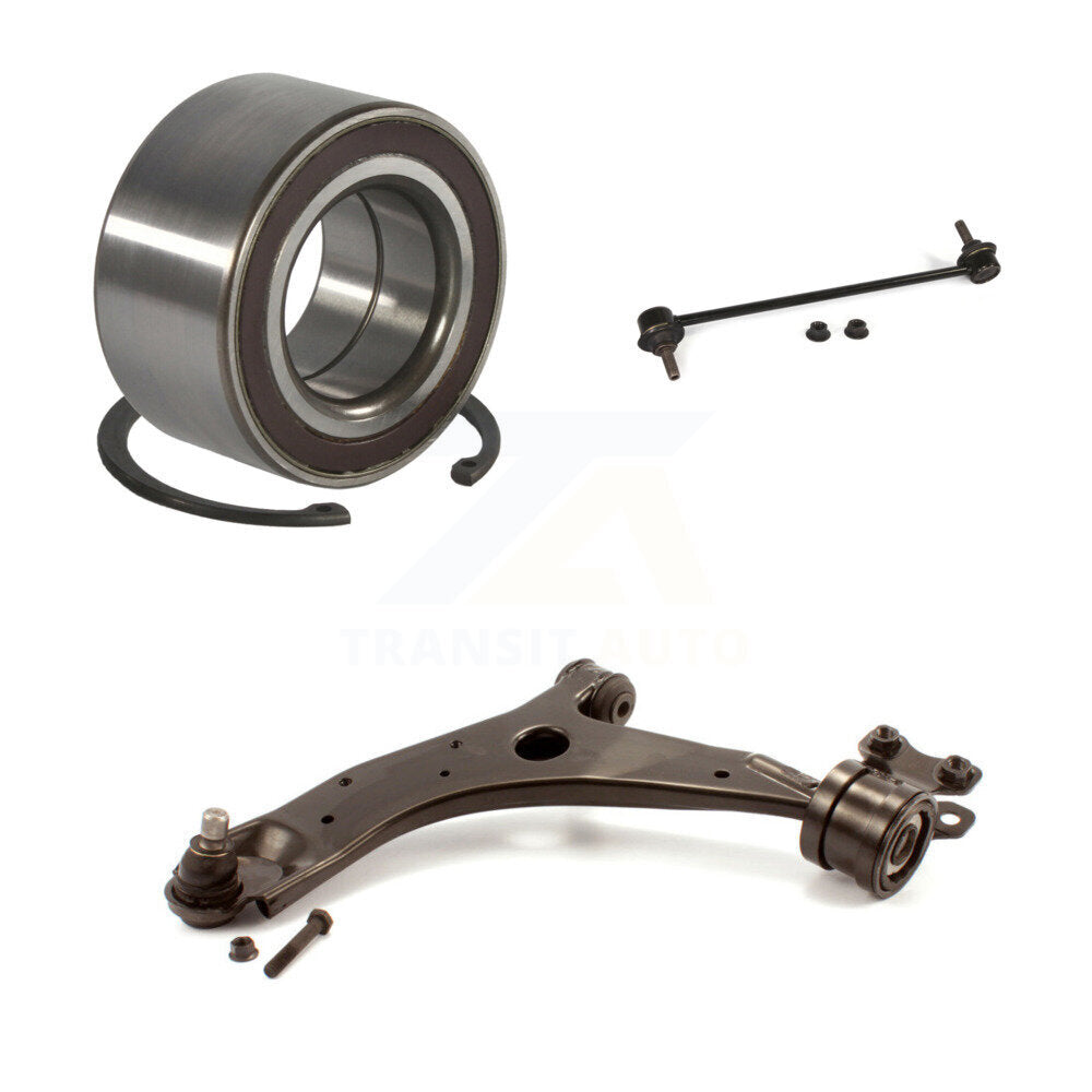 Bras de commande inférieur de roulement de roue avant gauche avec Kit de liaison à rotule pour Mazda 3