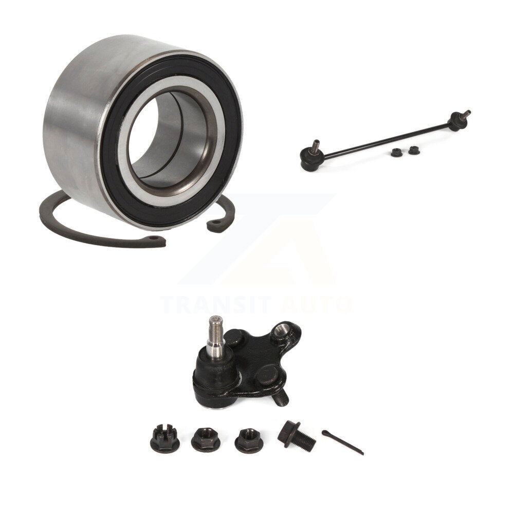 Kit de liaison de barre stabilisatrice, roulement avant gauche, Joint à rotule inférieur, pour Honda Civic Acura ILX