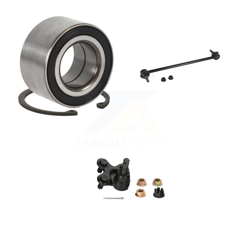 Kit de rotule inférieure et de barre stabilisatrice, roulement de roue avant, pour Honda Civic Insigh