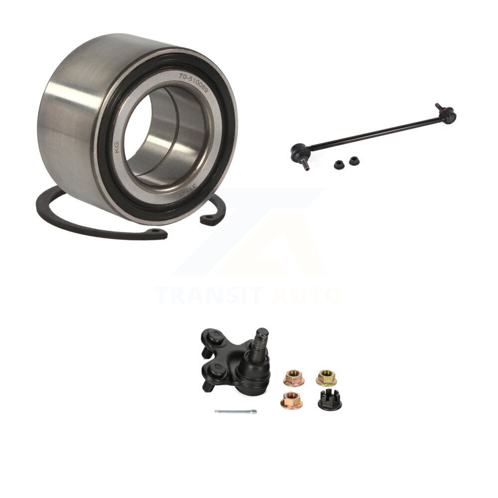 Kit de liaison à rotule inférieure et barre stabilisatrice, roulement avant, pour Honda Civic