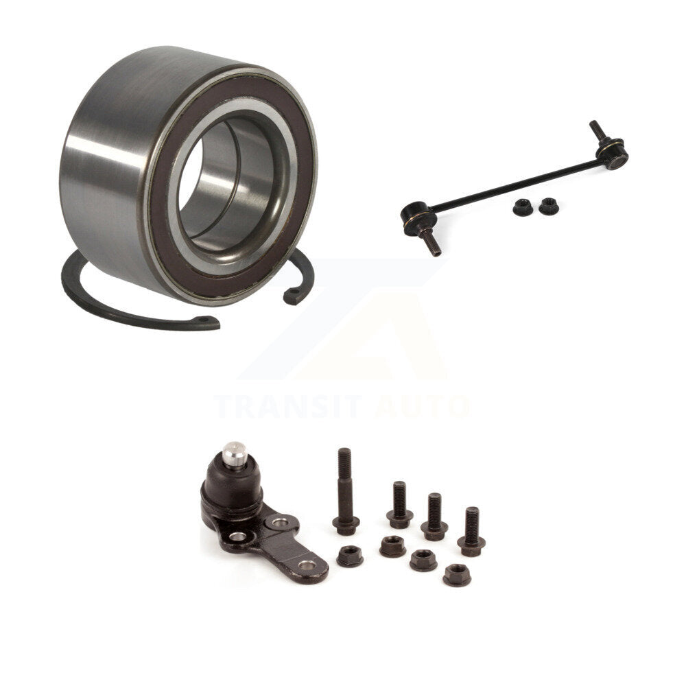 Kit de liaison de stabilisateur de barre stabilisatrice, roulement de roue avant, Joint à rotule inférieur, pour Ford Focu
