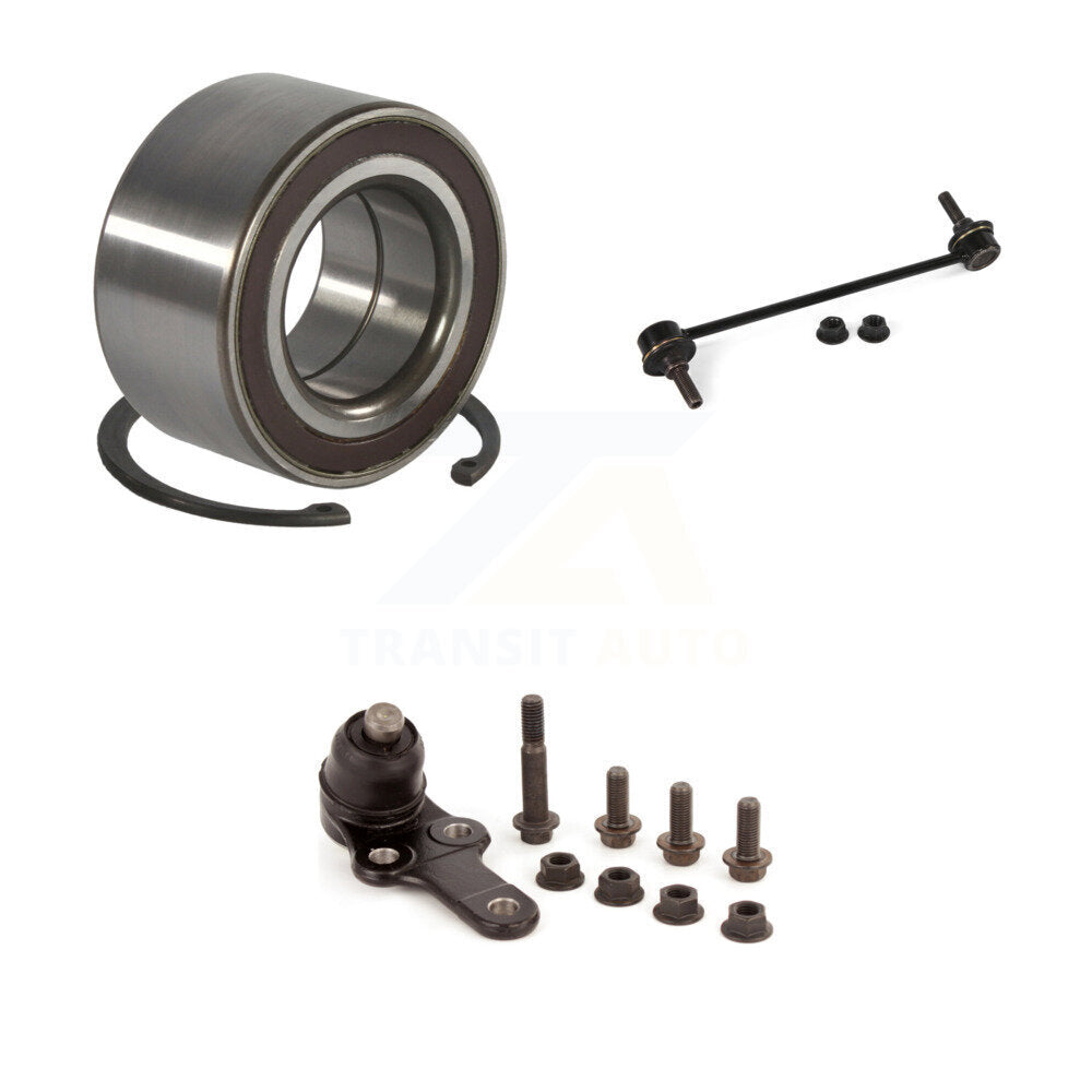 Kit de liaison de stabilisateur de barre stabilisatrice, roulement de roue avant, Joint à rotule inférieur, pour Ford Focu