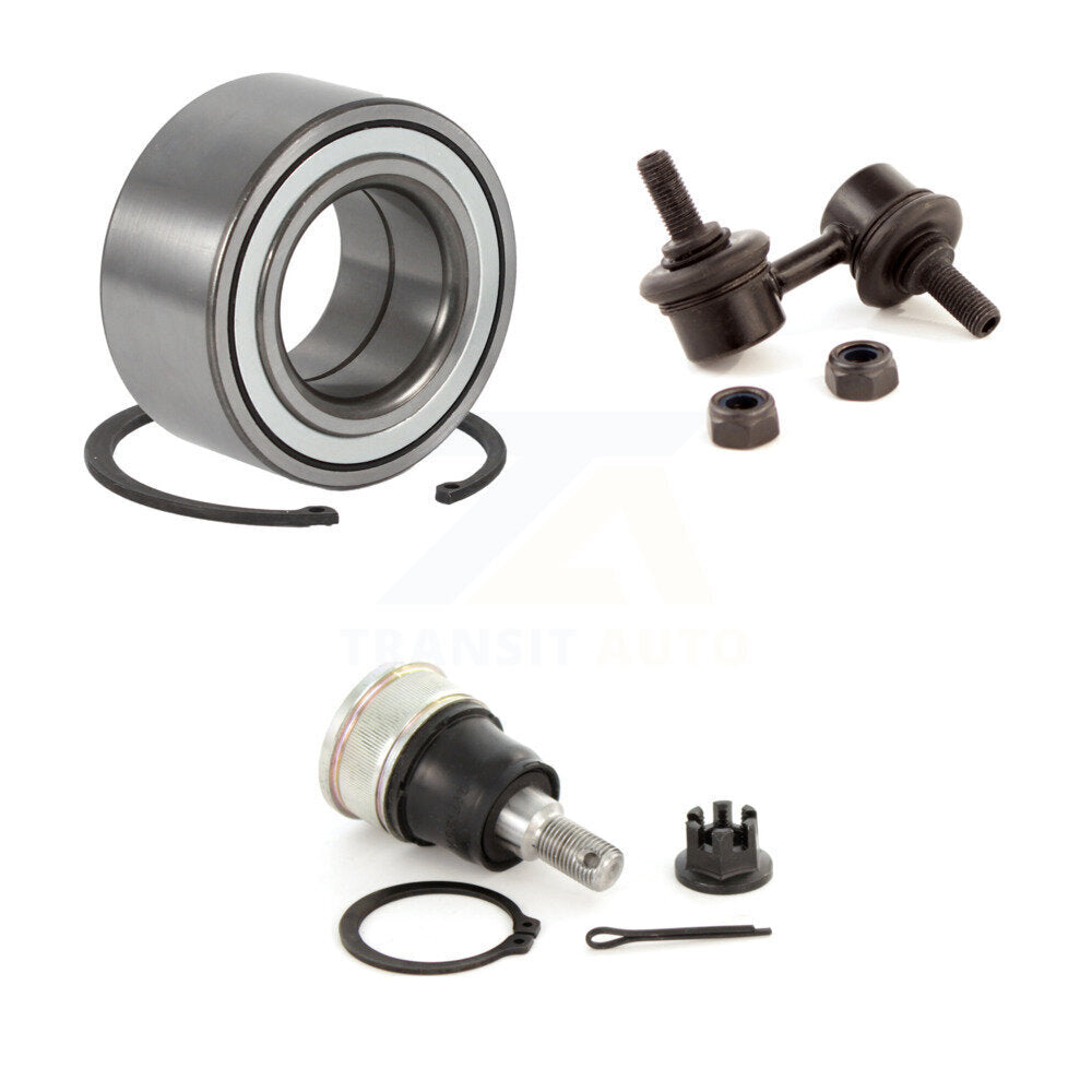 Kit de joint à rotule inférieur et de barre stabilisatrice, roulement de roue avant droit, pour Honda Civi
