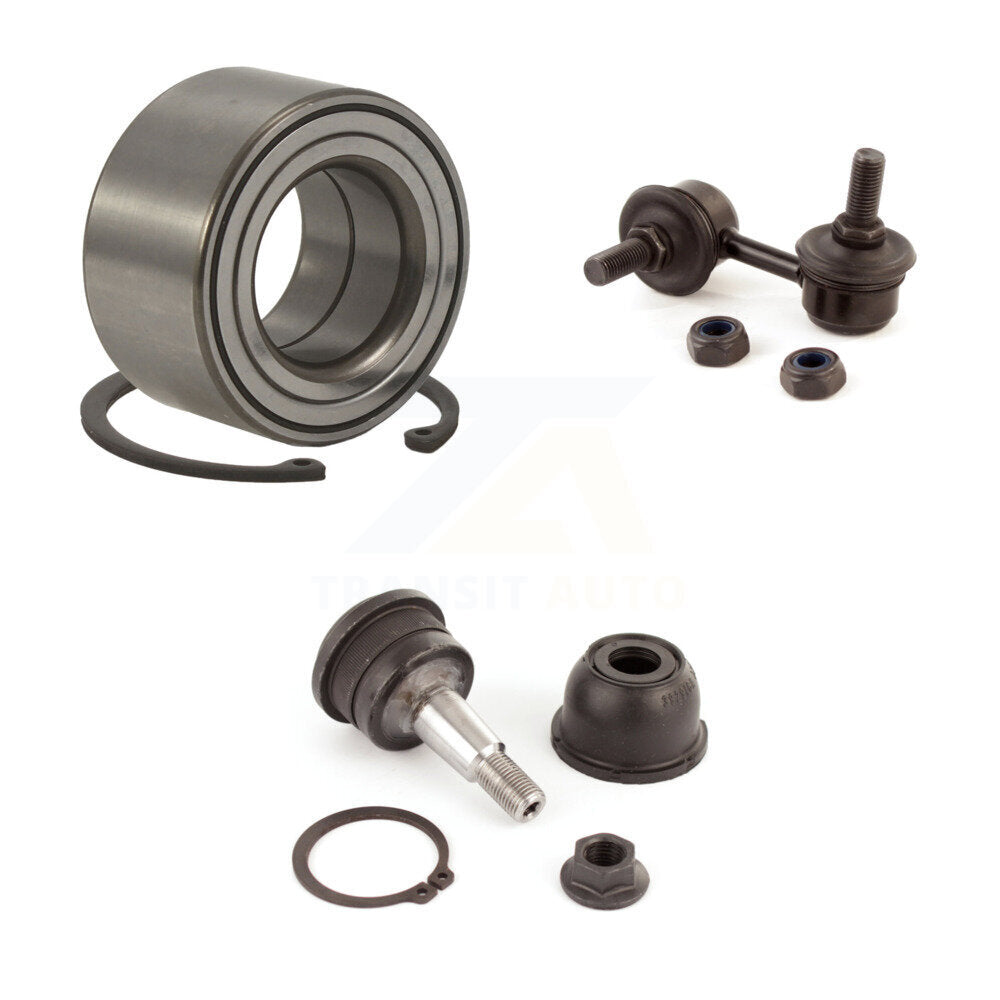 Kit de liaison de barre stabilisatrice, roulement de roue avant droit, Joint à rotule inférieur, pour Hyundai Accent