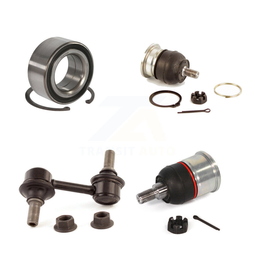 Kit de liaison de rotule supérieure et inférieure, roulement de roue avant gauche, pour Acura TL 2009 – 2014