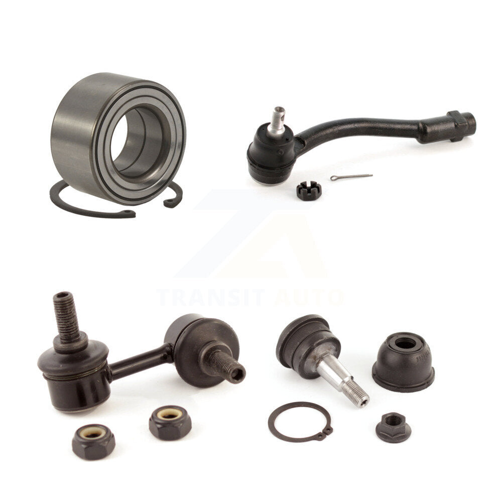 Kit de biellette de direction et de liaison extérieure, roulement avant gauche, Joint à rotule inférieur, pour Hyundai Accent