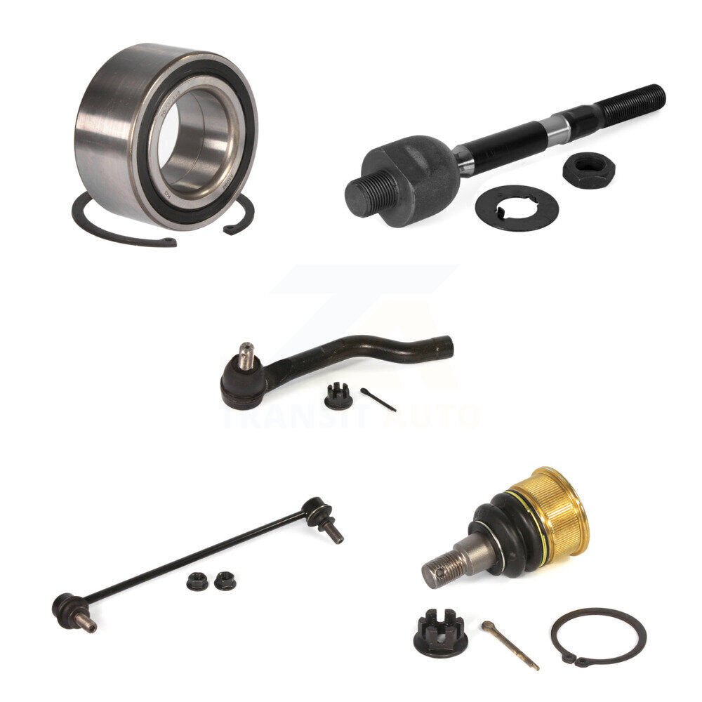 Kit de liaison de biellette de direction, roulement avant gauche, Joint à rotule inférieur (5 pièces) pour Honda Accord TLX