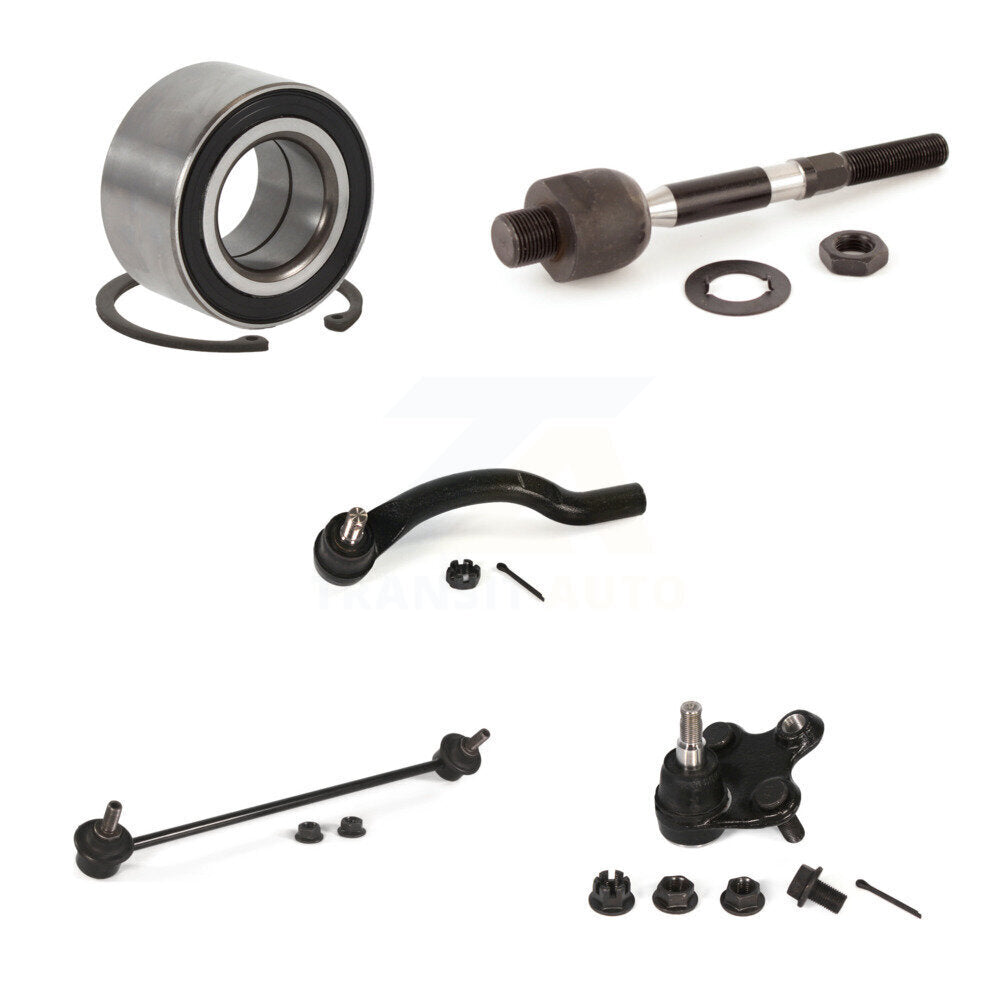 Kit de liaison de biellette de direction, roulement avant gauche, Joint à rotule inférieur (5 pièces) pour Honda Civic Acur