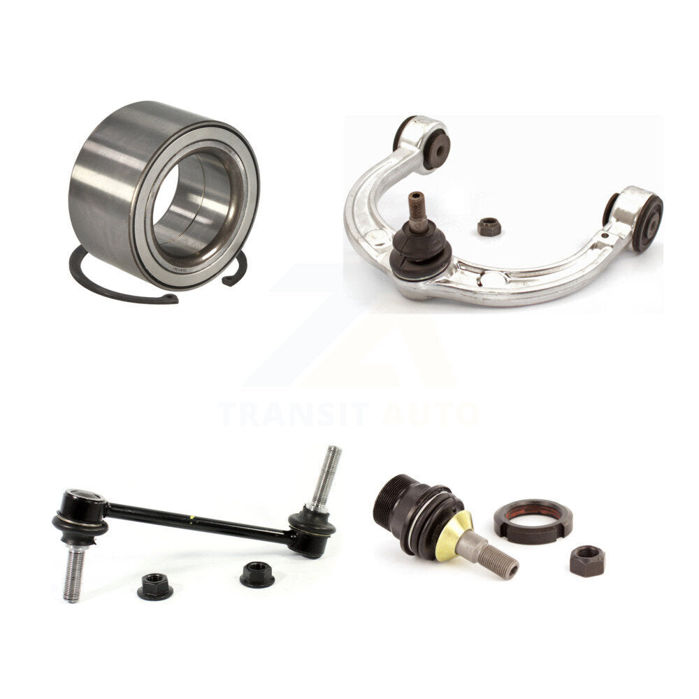Kit de bras supérieur et de liaison de rotule inférieure de roulement avant gauche pour Mercedes-Benz R350