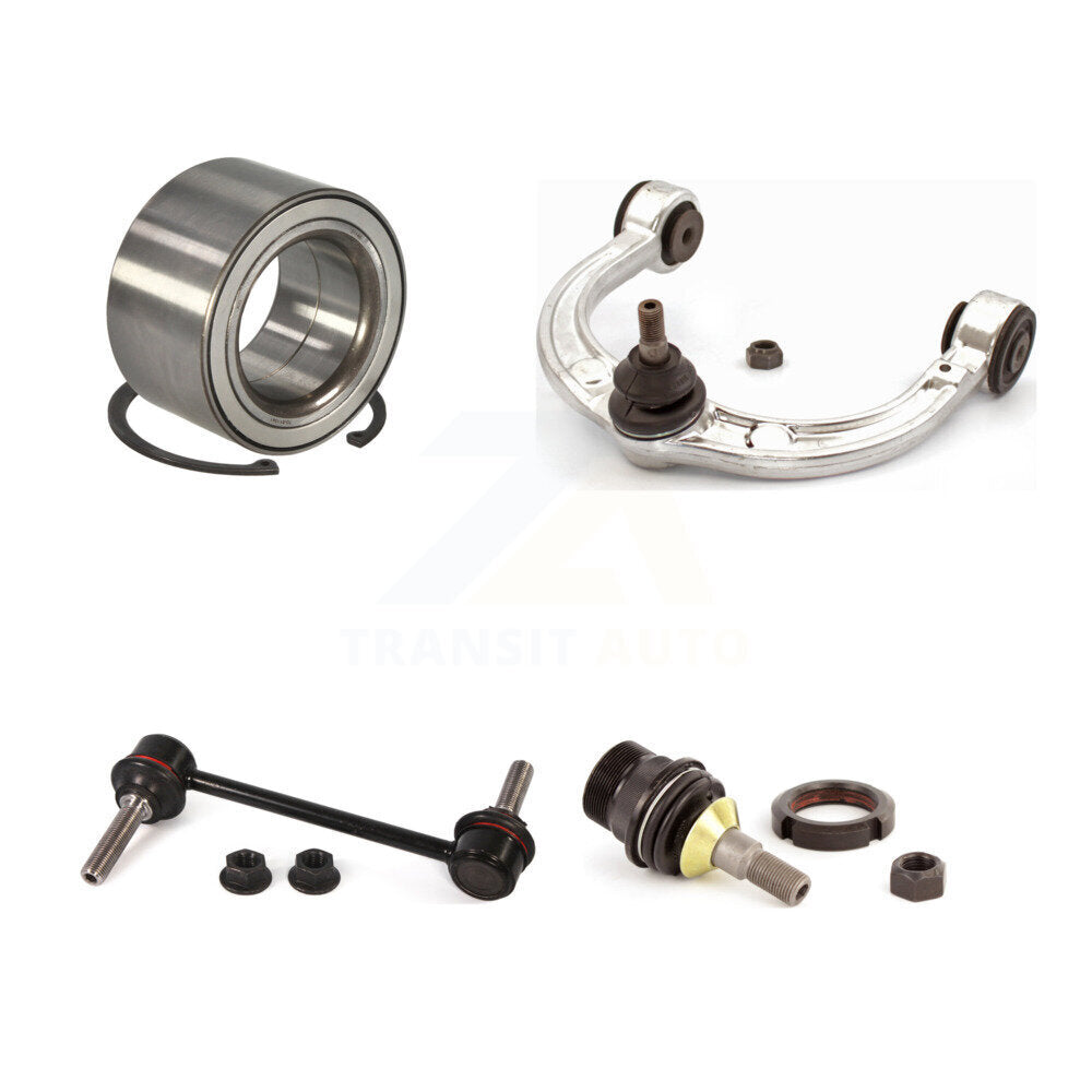 Kit de bras supérieur et de liaison à rotule inférieure, roulement avant gauche, pour Mercedes-Benz ML35