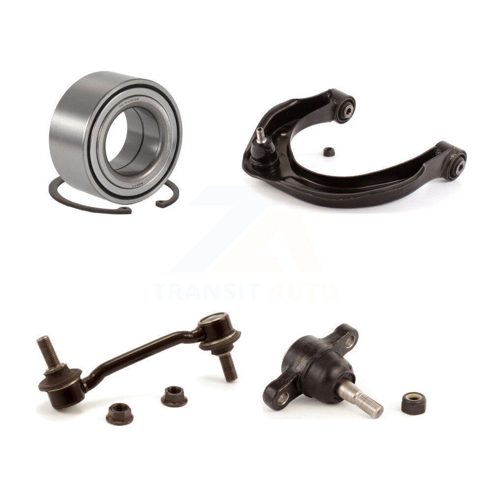 Kit de liaison de bras supérieur de rotule inférieure de roulement avant gauche pour Hyundai Sonata 06-10