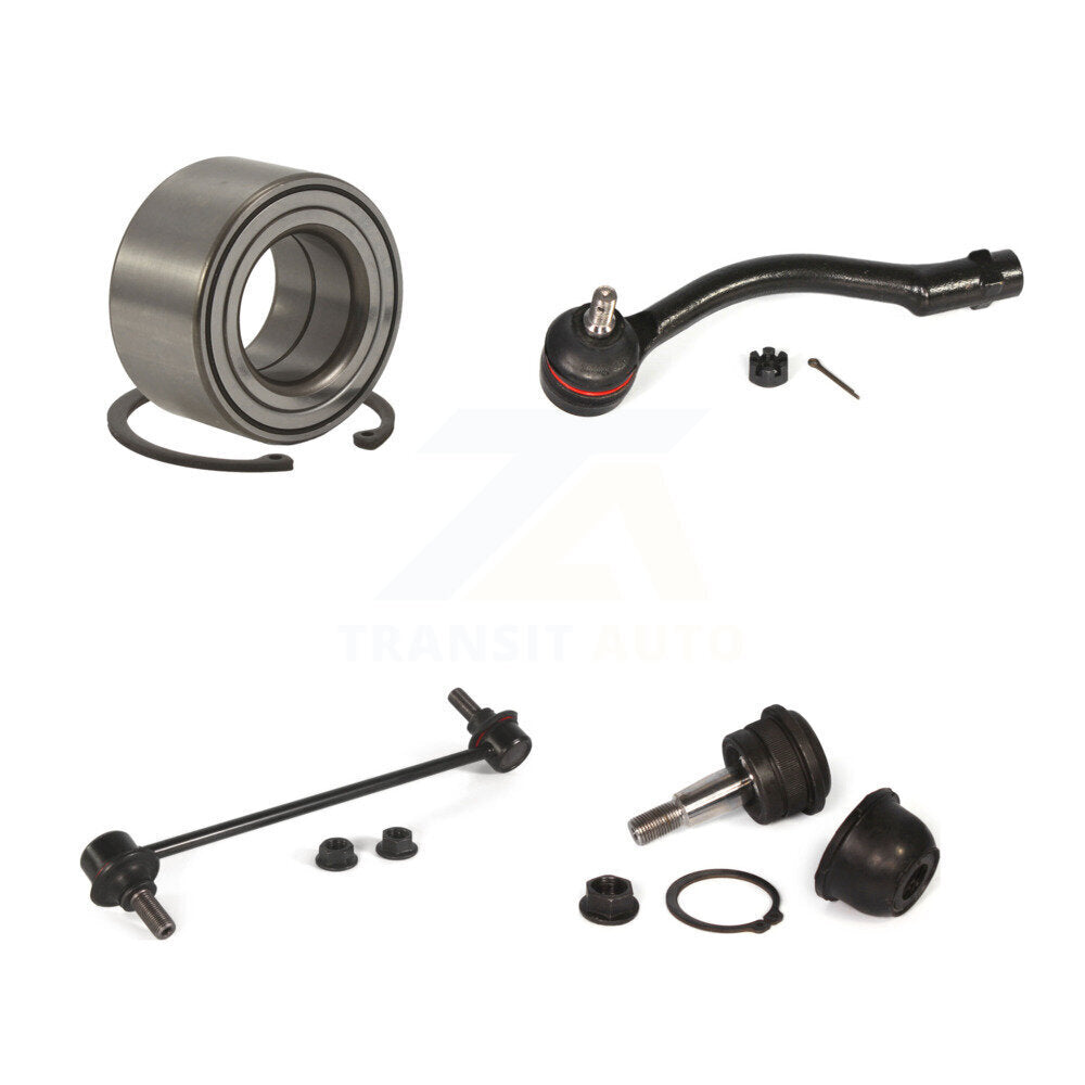 Kit de biellette de direction et de liaison extérieure, roulement avant gauche, Joint à rotule inférieur, pour Hyundai Accent