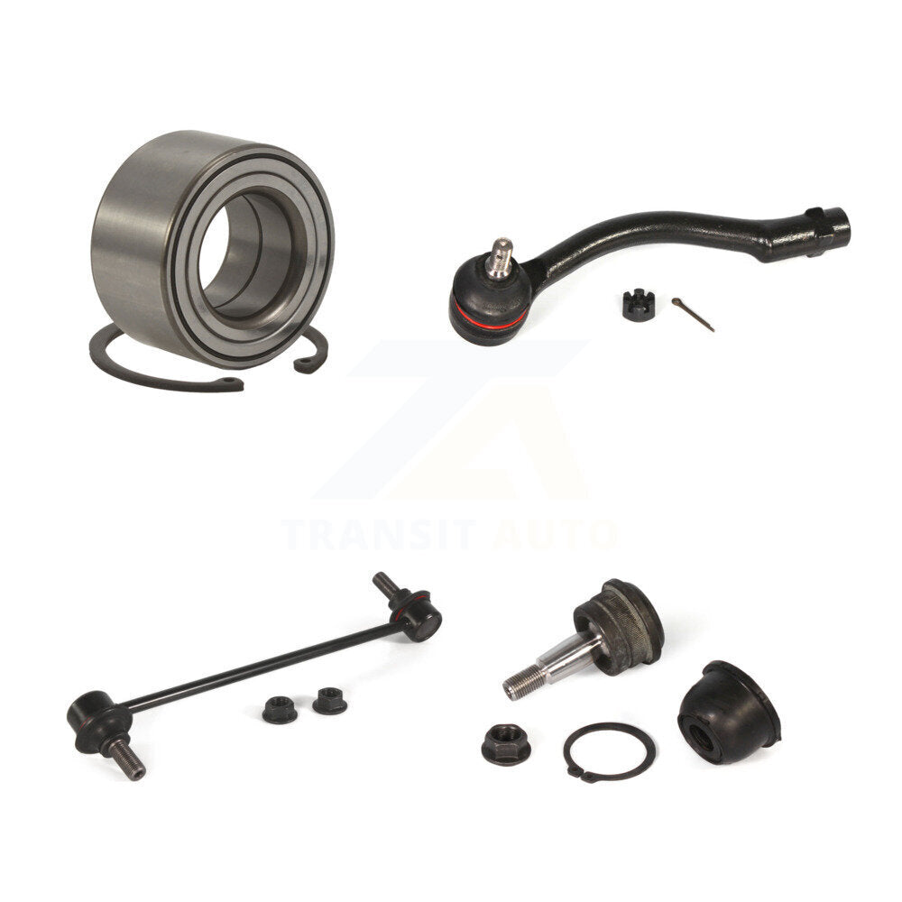 Kit de biellette de direction et de liaison extérieure, roulement avant gauche, Joint à rotule inférieur, pour Hyundai Accent
