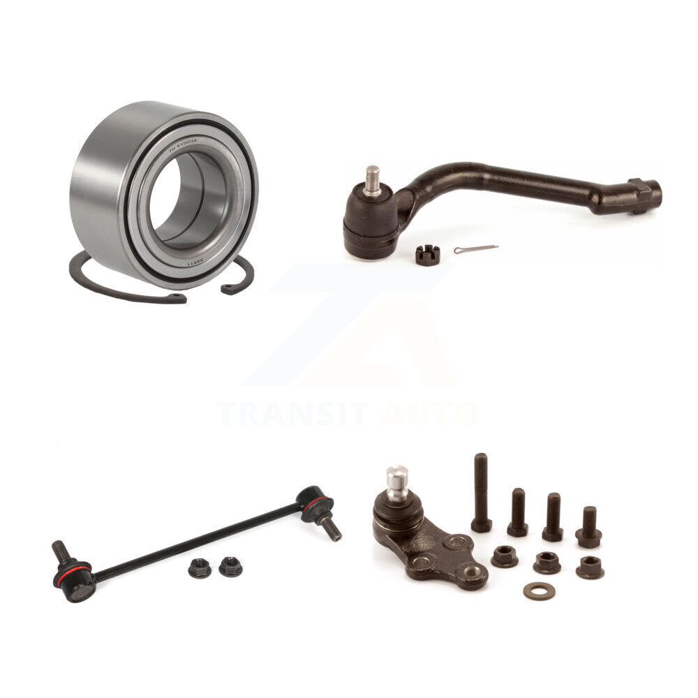 Kit de biellette de direction et de liaison extérieure, roulement avant gauche, Joint à rotule inférieur, pour Hyundai Tucson