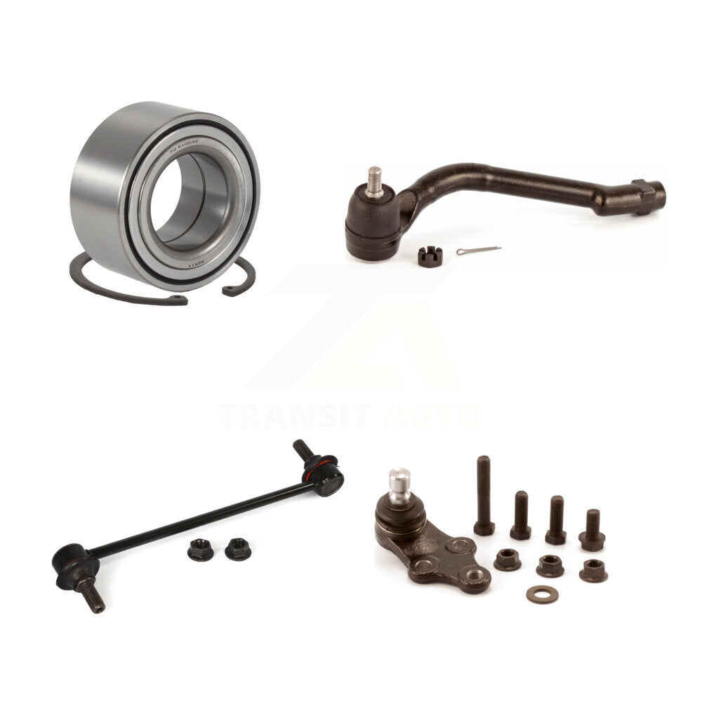 Kit de biellette de direction et de liaison extérieure, roulement avant gauche, Joint à rotule inférieur, pour Hyundai Sonata