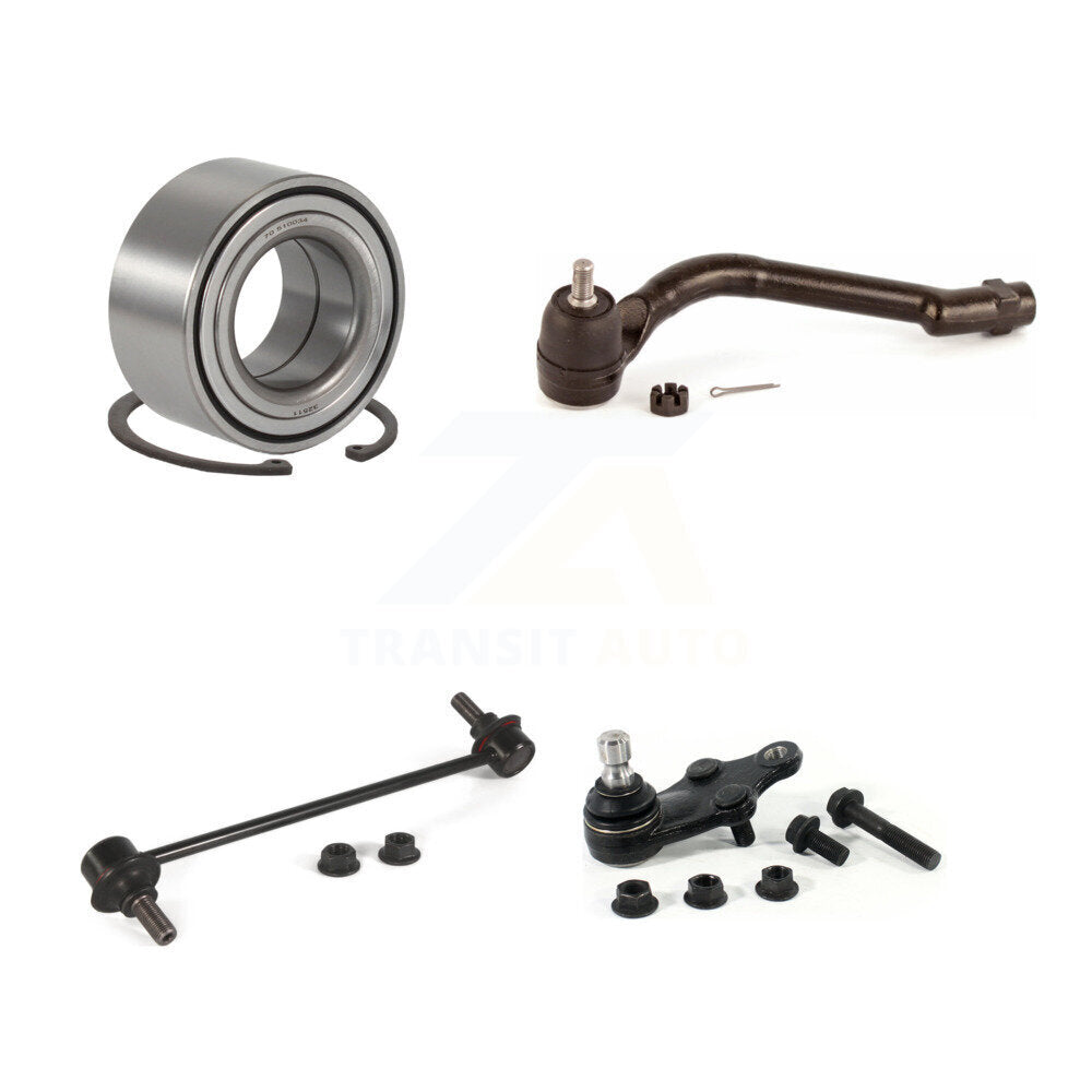 Kit de biellette de direction et de liaison extérieure, roulement avant gauche, Joint à rotule inférieur, pour Hyundai Tucson