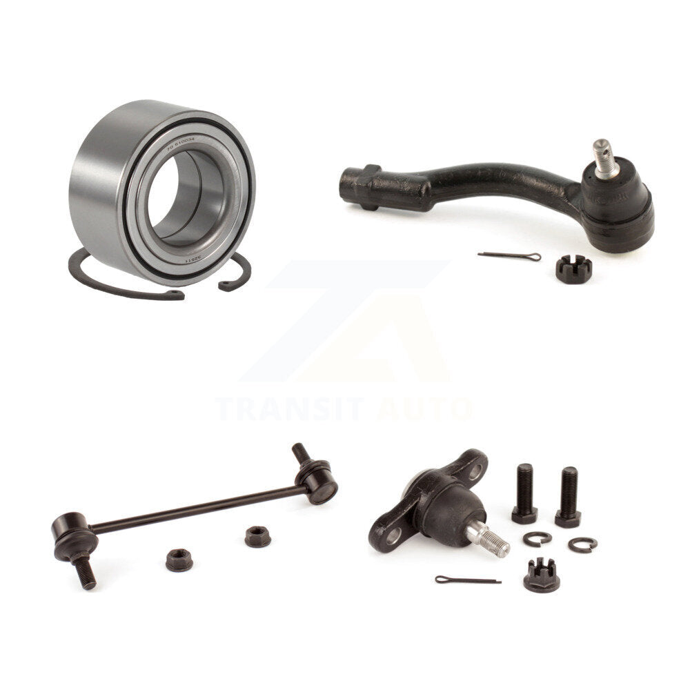 Kit de biellette de direction et de liaison extérieure, roulement avant gauche, Joint à rotule inférieur, pour Hyundai Tucson