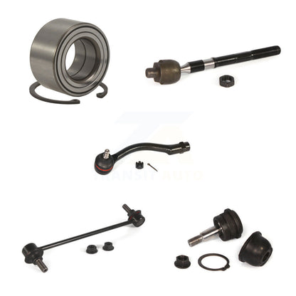 Kit de biellette de direction et de liaison à rotule inférieure, roulement avant gauche (5 pièces) pour Hyundai Accent