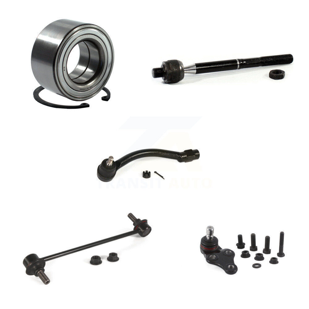 Kit de liaison de biellette de direction, roulement de roue avant gauche, rotule inférieure (5 pièces) pour Kia Soul E