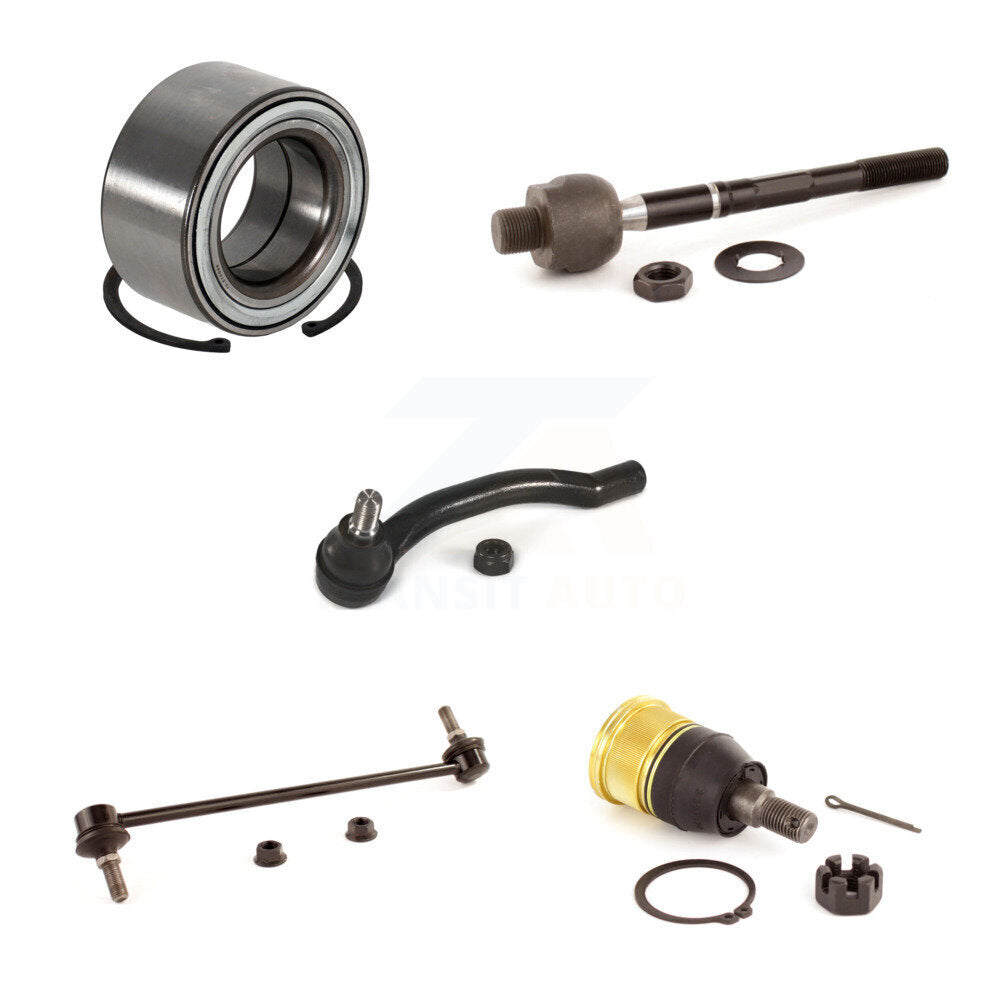 Kit de liaison de biellette de direction, roulement avant gauche, Joint à rotule inférieur (5 pièces) pour Honda Pilot Acur
