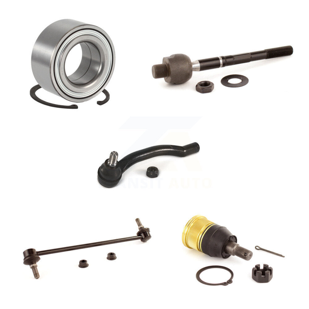 Kit de liaison de biellette de direction, roulement avant gauche, Joint à rotule inférieur (5 pièces) pour Honda Pilot Acur