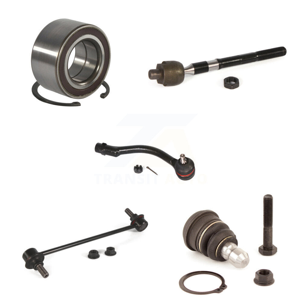 Kit de liaison de barre stabilisatrice de biellette de rotule inférieure de roulement avant droit (5 pièces) pour Kia Ri