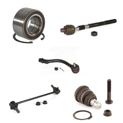 Kit de liaison de barre stabilisatrice de biellette de rotule inférieure de roulement avant droit (5 pièces) pour Kia Ri