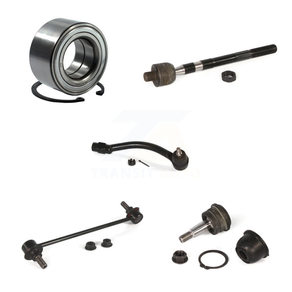 Kit de liaison de biellette de direction, roulement avant droit, rotule inférieure (5 pièces) pour Hyundai Elantra