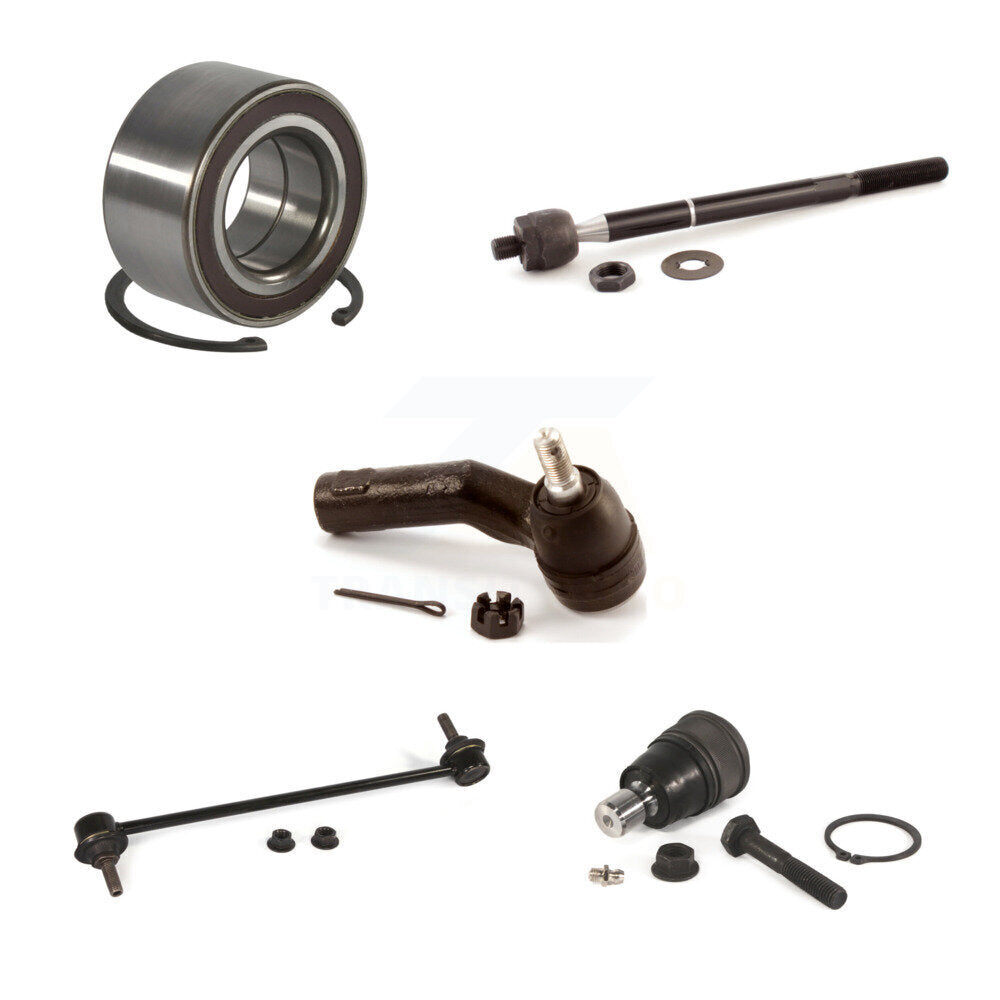 Kit de liaison de barre stabilisatrice de biellette de rotule inférieure de roulement avant droit (5 pièces) pour Mazda