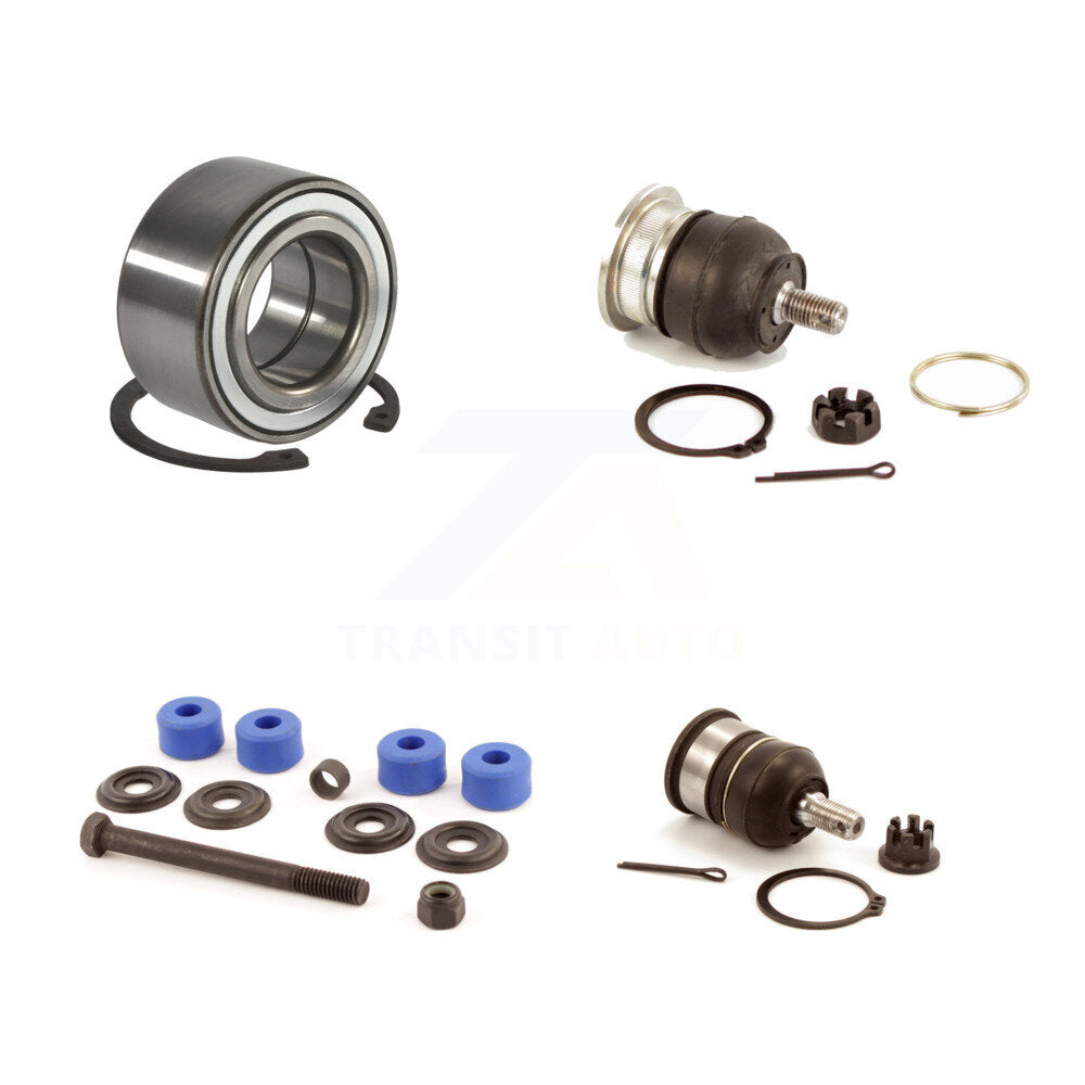 Kit de roulement de roue avant, joint à rotule inférieur supérieur et barre stabilisatrice, pour Acura Integr