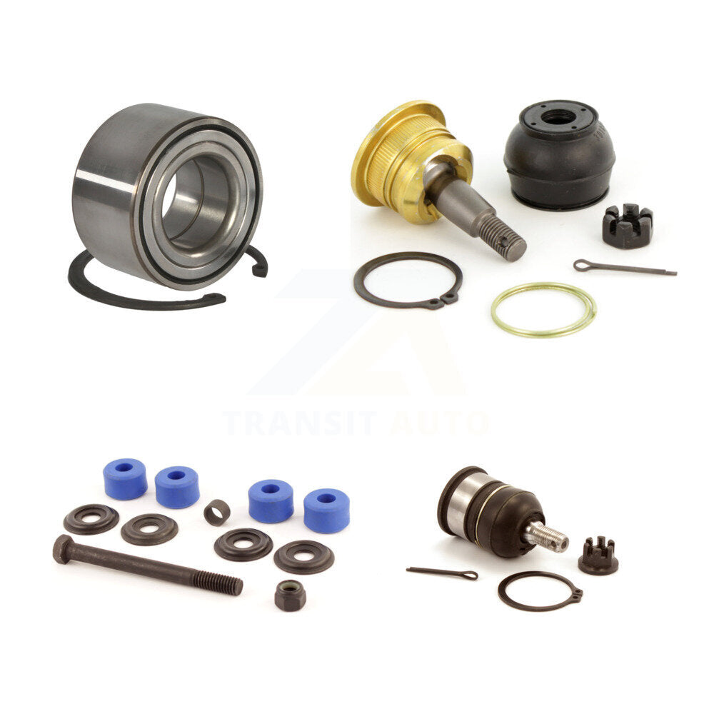 Kit de rotule supérieure et inférieure de roulement de roue avant et de liaison de barre stabilisatrice pour Honda Civi