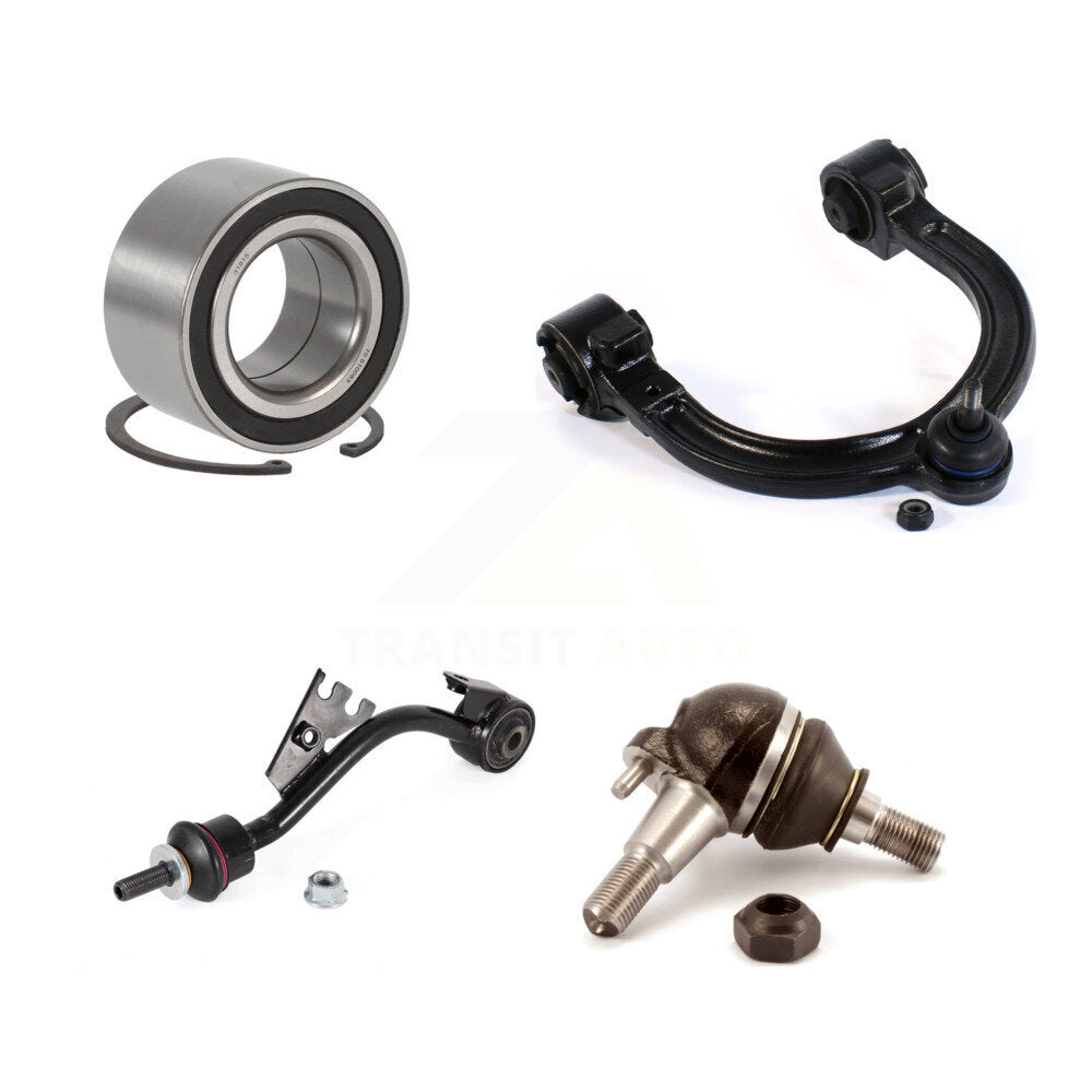 Kit de bras supérieur et de liaison de rotule inférieure de roulement avant droit pour Mercedes-Benz E35