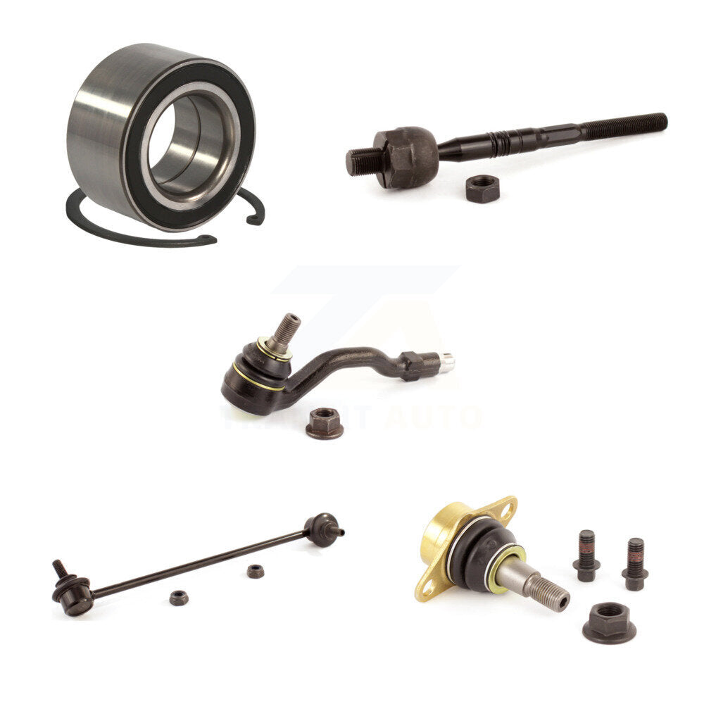 Kit de liaison de barre stabilisatrice de biellette de rotule inférieure de roulement avant droit (5 pièces) pour BMW X3