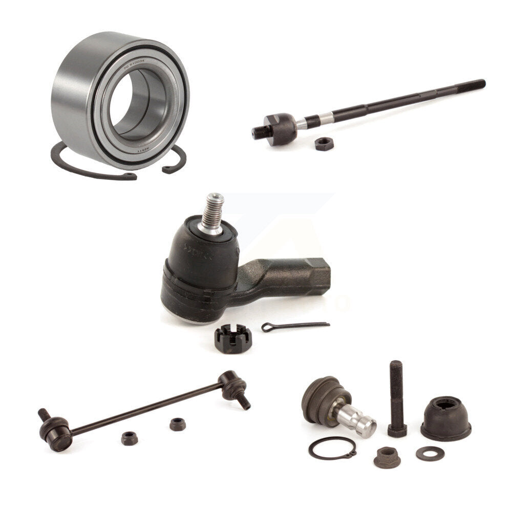Kit de liaison de biellette de direction, roulement avant droit, rotule inférieure (5 pièces) pour Hyundai Santa F