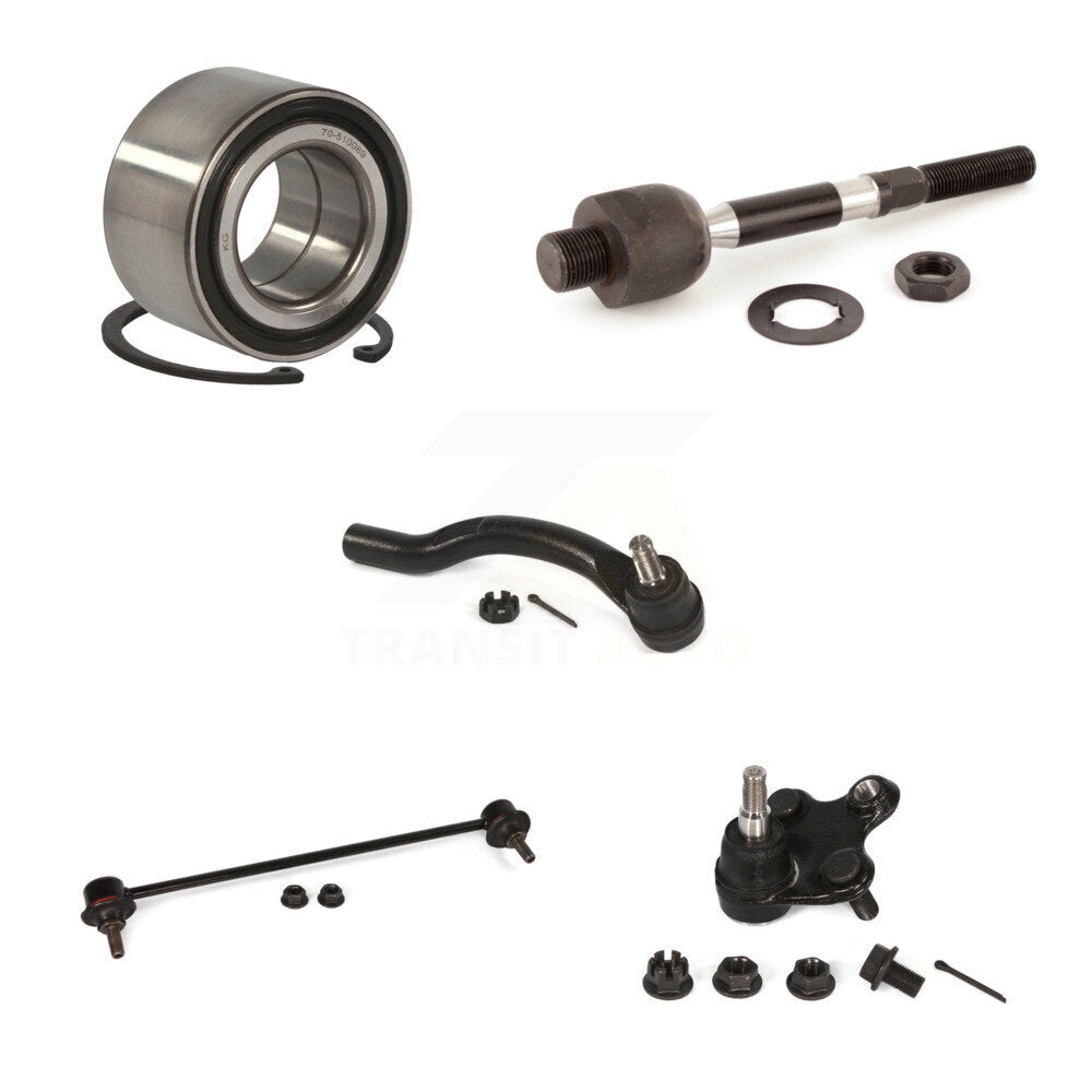 Kit de liaison de biellette de direction, roulement avant droit, rotule inférieure (5 pièces) pour Honda Civic ILX