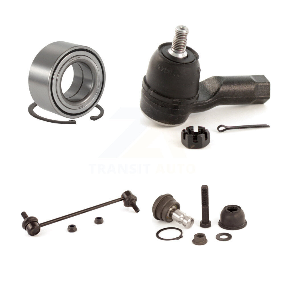 Kit de liaison de biellette de direction extérieure, roulement avant droit, Joint à rotule inférieur, pour Hyundai Santa F
