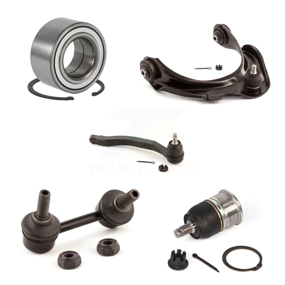 Kit de liaison de biellette de direction extérieure, bras supérieur avant droit, rotule inférieure (5 pièces) pour Honda T