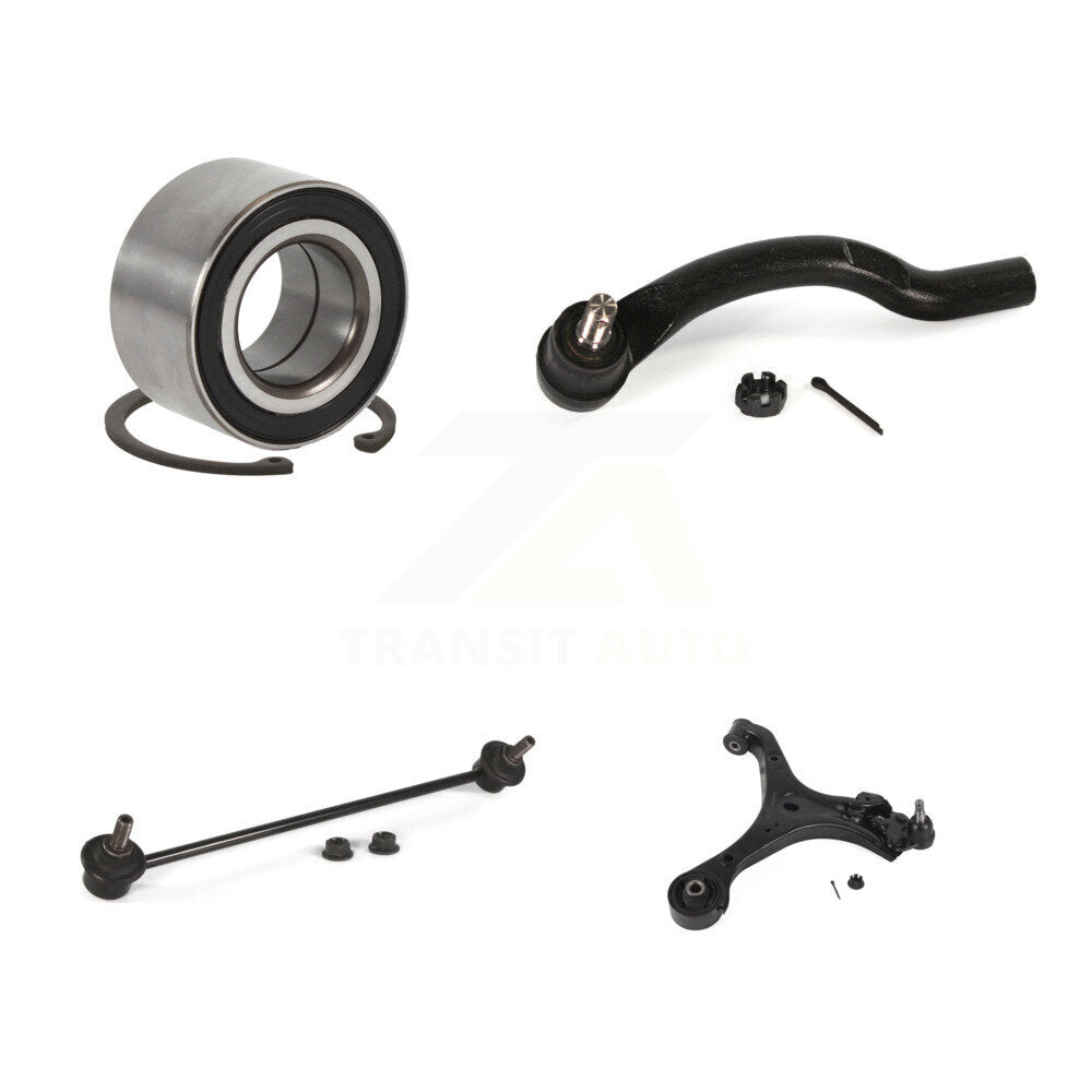 Kit de liaison de biellette de direction extérieure, bras de commande inférieur, roulement avant gauche, pour Honda Civic ILX